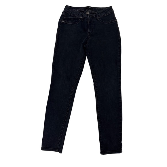 1822 Denim Denim - 1822 Denim Womens Black Skinny Jeans Mid Rise Stretch Size 10 CJ5M1116A6